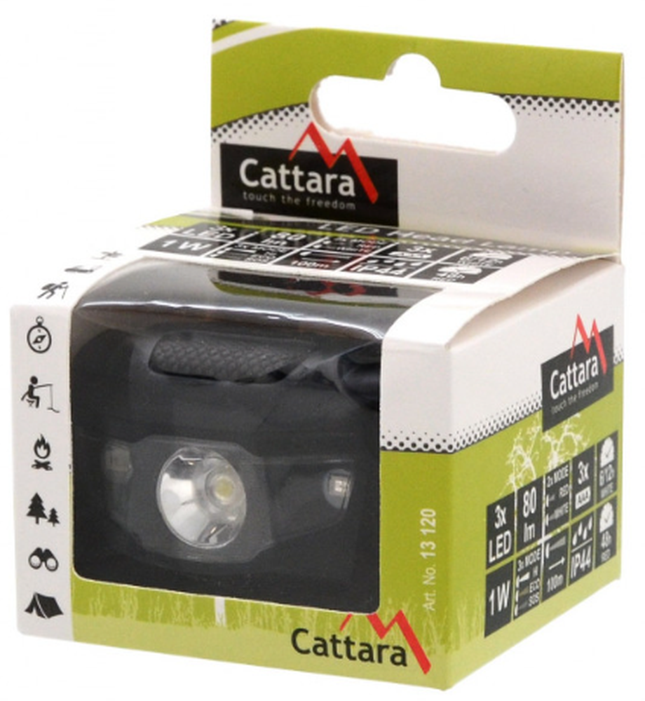Lanterna Frontala Cattara LED 80lm, TT13120