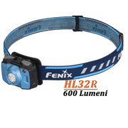 Lanterna Frontala Fenix Renicarcabila 600 Lumeni 73 Metri Albastru HL32R