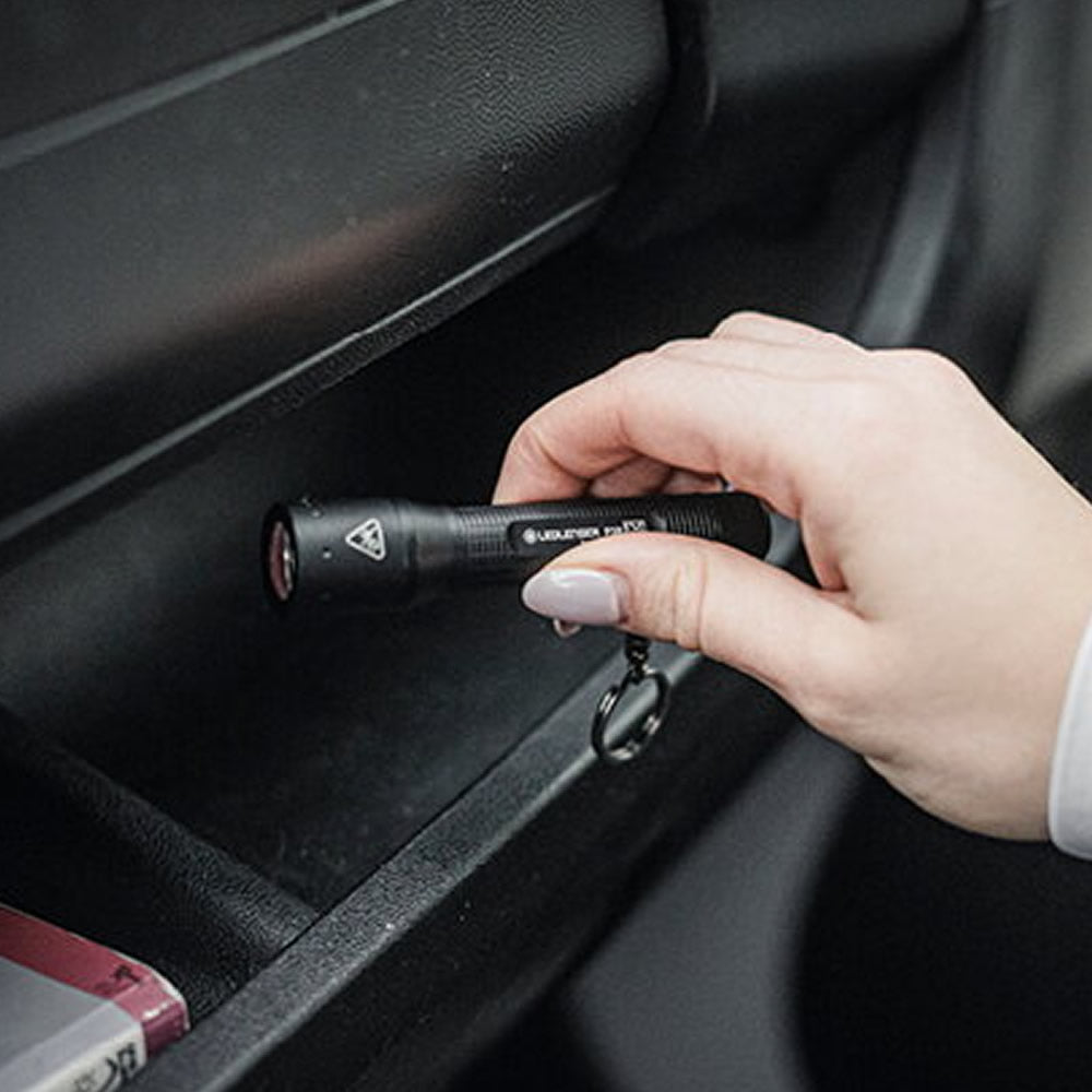 Lanterna LED LENSER P3R Black Box 200lm/Li-Ion + Cablu USB