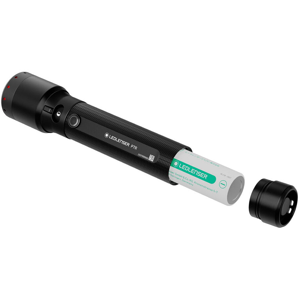 Lanterna LED LENSER P7R Black Box 2000lm/Li-Ion + Cablu USB