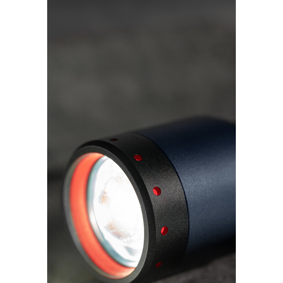 Lanterna LED LENSER P7R EDITIE 25 ANI SMOKEY BLUE 2000LM/2XLI-ION+CABLU USB