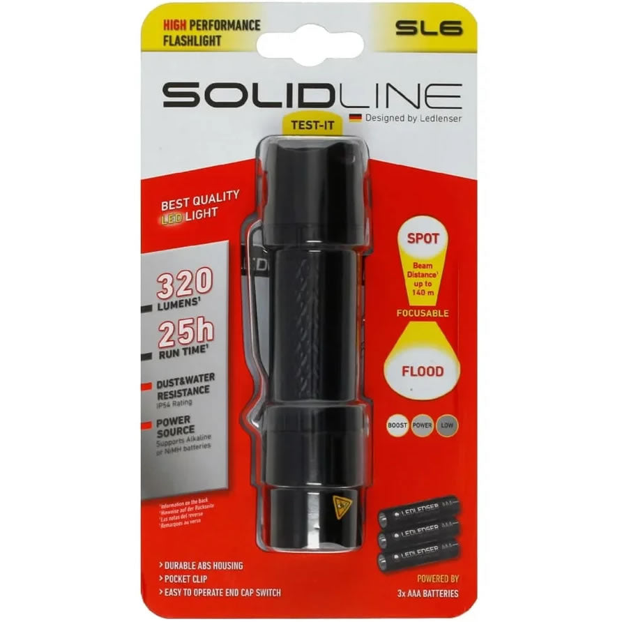 Lanterna LEDLENSER Solidline SL6 320lm/3x AAA