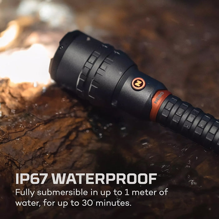 Lanterna Led NEBO 12K Rechargeable Torch, 12000 lm, Magnet, Aluminiu