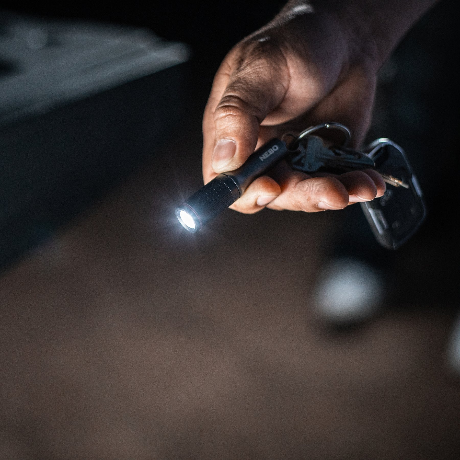 Lanterna Led NEBO Columbo Keychain, 100 lm, AAA Alkaline, Aluminiu