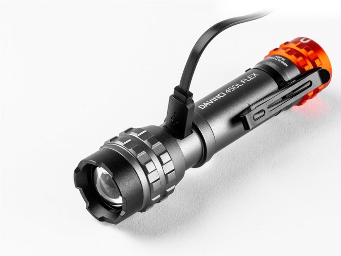 Lanterna Nebo DAVINCI 450L FLEX, 450 Lm, IPX4, 600 Mah Li-ion, Magnet, Aluminiu