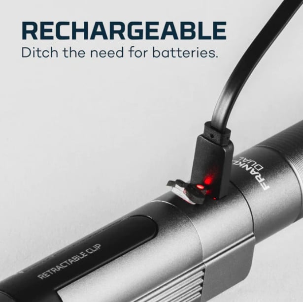 Lanterna Nebo FRANKLIN DUAL RC, 500 Lm, IPX4, 2000 mAh Li-ion, Magnet, Aluminiu