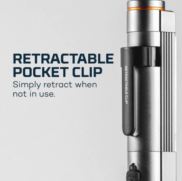 Lanterna Nebo FRANKLIN DUAL RC, 500 Lm, IPX4, 2000 mAh Li-ion, Magnet, Aluminiu