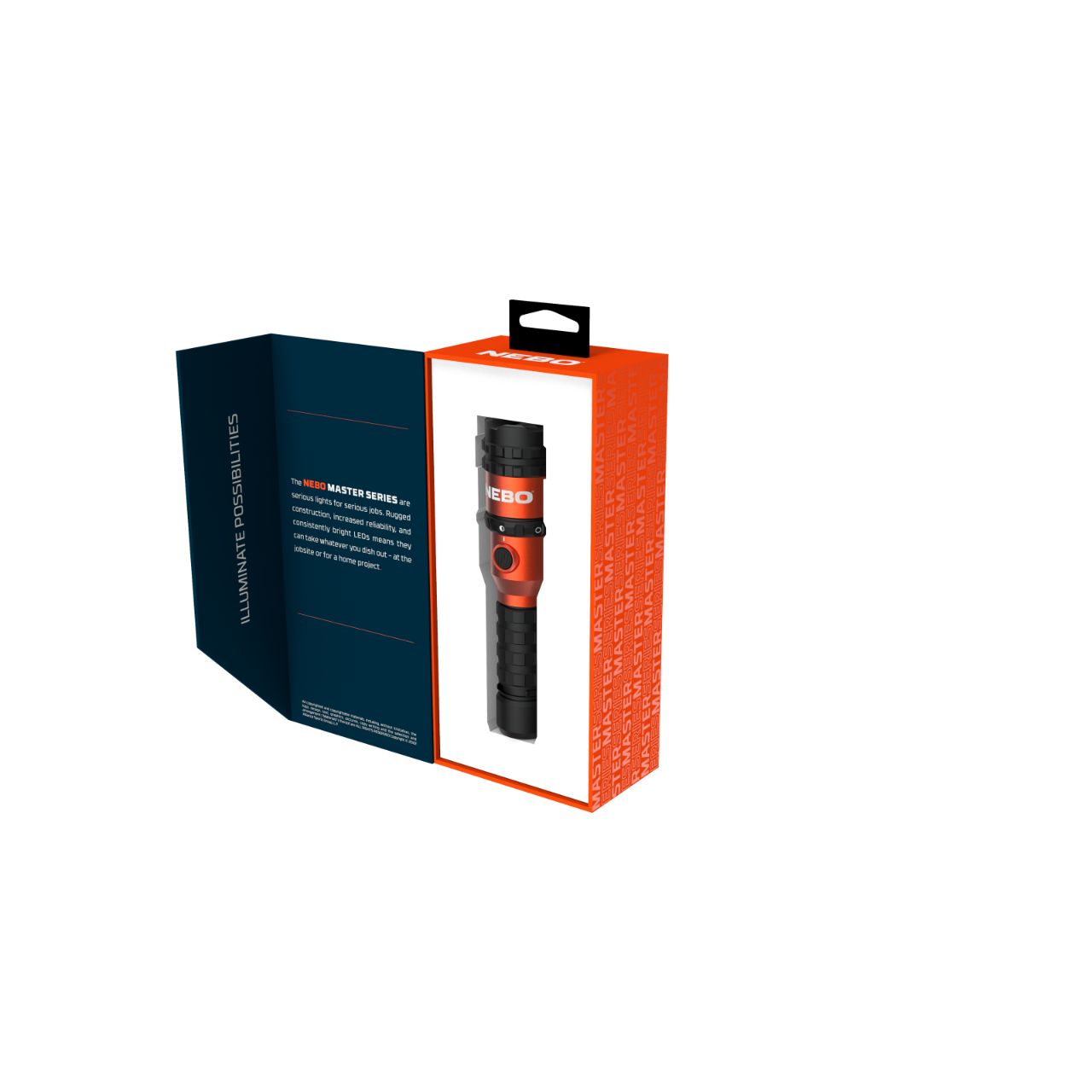 Lanterna Nebo Master Series FL750, Rechargeable , Magnet , Aluminiu