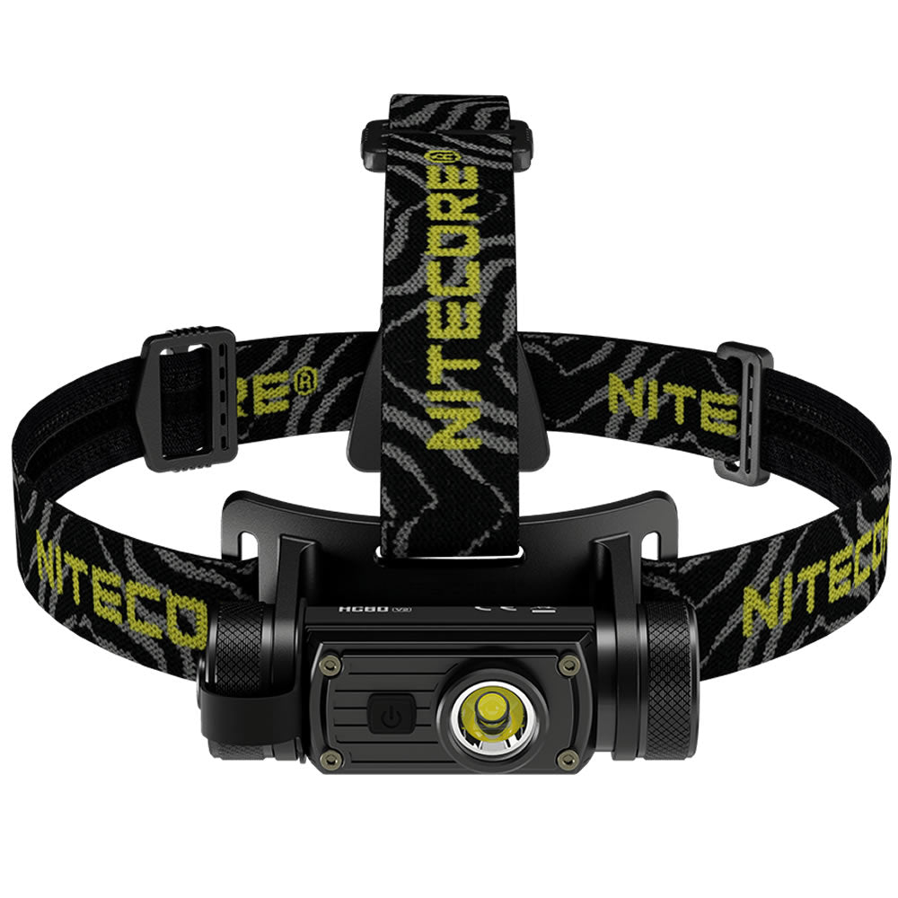 Lanterna Nitecore Headlamp HC60V2 (18650 Battery Included) + USB-C OSRAM P9 (1200 lumen)