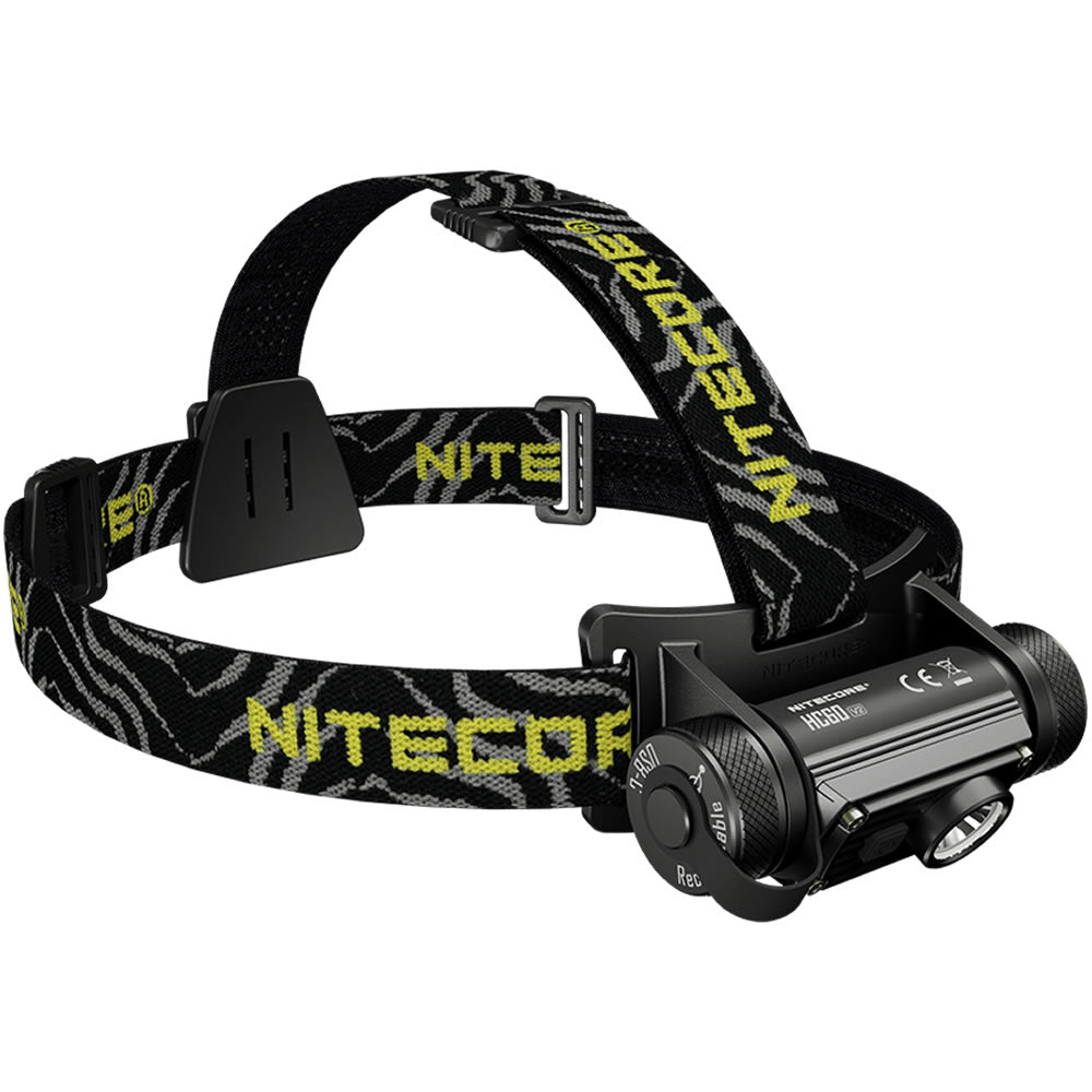 Lanterna Nitecore Headlamp HC60V2 (18650 Battery Included) + USB-C OSRAM P9 (1200 lumen)