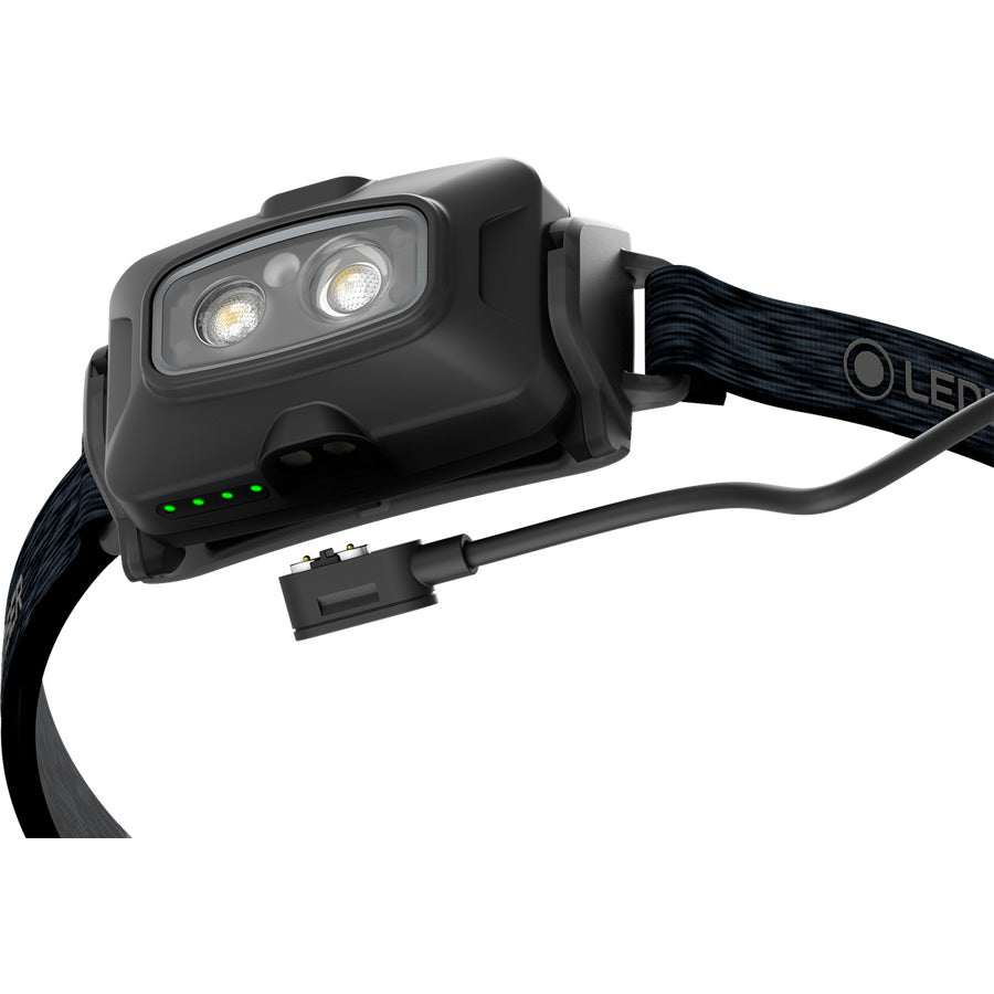Lanterna de Cap Ledlenser HF4R Core Black 500lm/Li-ion + Cablu USB