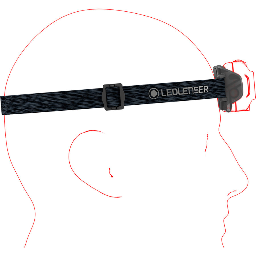 Lanterna de Cap Ledlenser HF4R Core Black 500lm/Li-ion + Cablu USB
