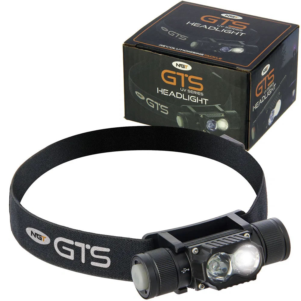 Lanterna de Cap NGT GTS UV Series 250lm USB 1800mAh