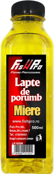Lapte De Porumb FISH PRO Galben, Miere, 500ml