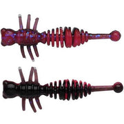 Larva BERKLEY PowerBait Power Larvae, Slmn Egg Red / Black, 4cm, 12buc/pac