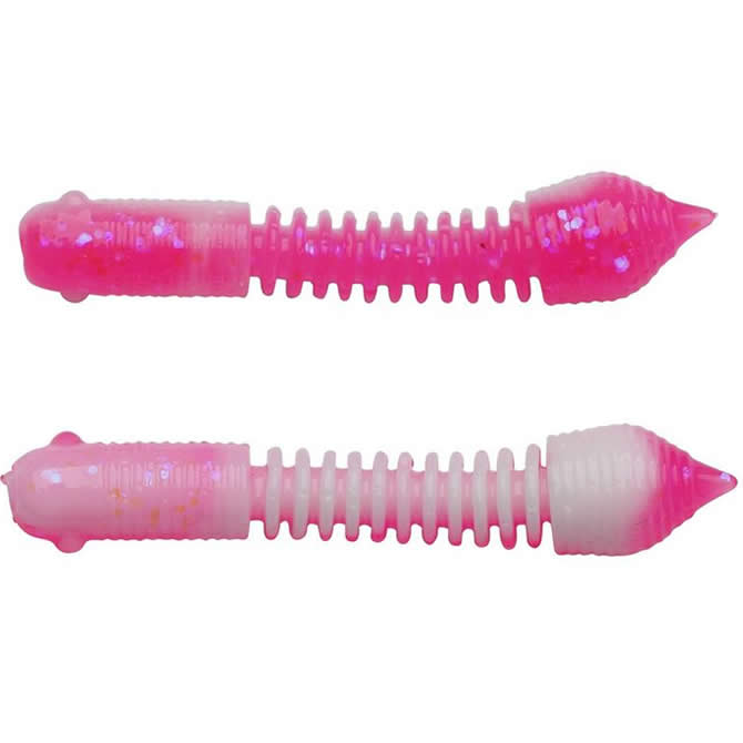 Larva BERKLEY PowerBait Power Pillar, Pink / White, 5.5cm, 10buc/pac
