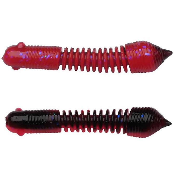 Larva BERKLEY PowerBait Power Pillar, Salmon Egg Red / Black, 5.5cm, 10buc/pac