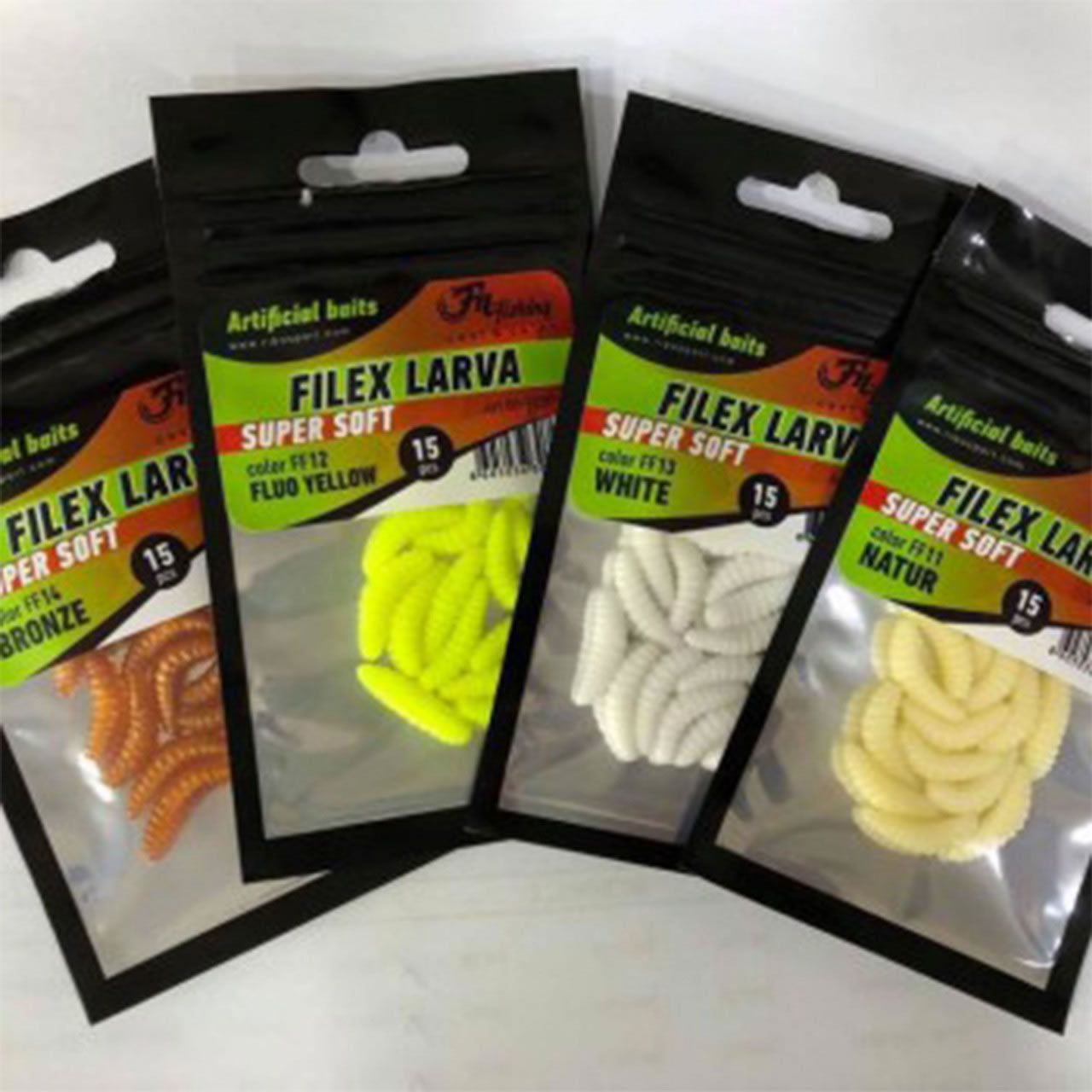 Larve Arificiale Filfishing Filex Super Soft FF14 Bronze, 20mm, 15buc/pac