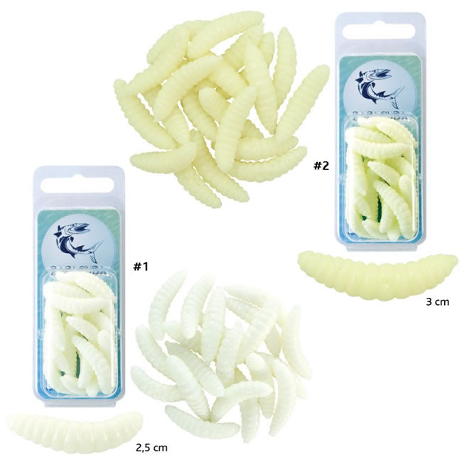 Larve Silicon Baracuda set 20buc