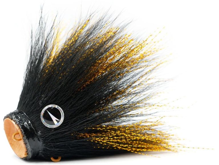 Lead Head VMC Mustache Rig X1, Black Widow, 22g, 1buc/plic