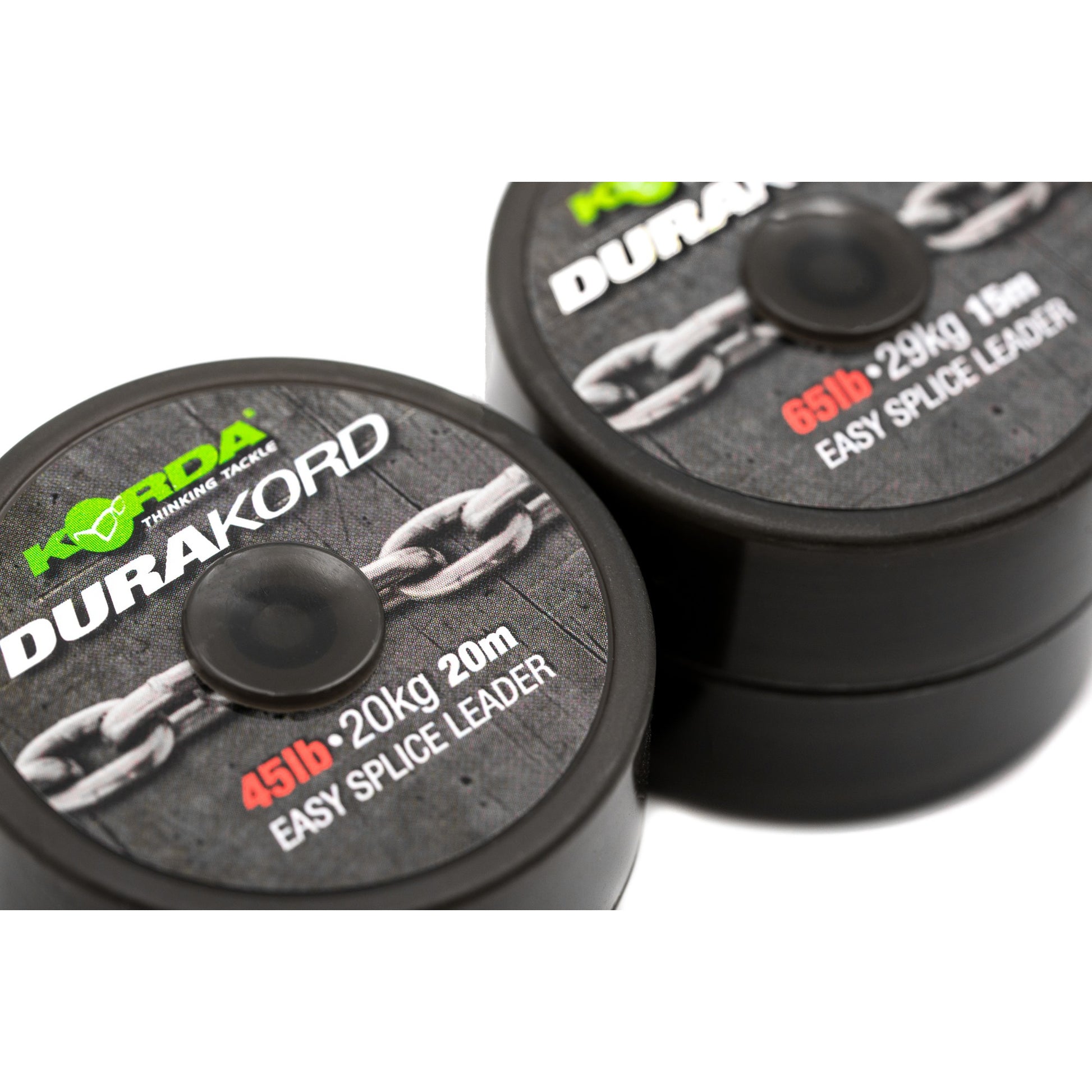 Leadcore KORDA Leader Durakord Dyneema, Camo, 45lbs/20.40kg, 20m