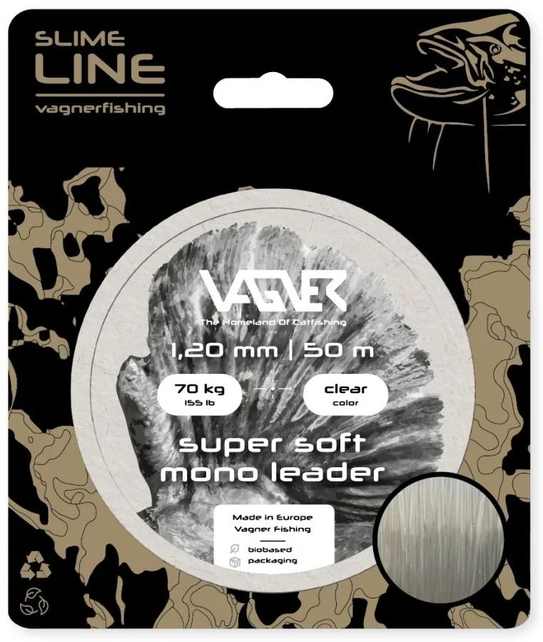 Leader VAGNER Super Soft Mono Leader Clear 50m