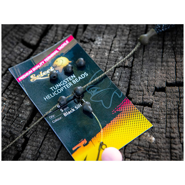 Lest Tungsten Select Baits Tungsten Helicopter Beads, 5buc