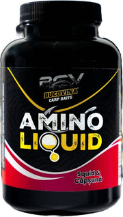 Lichid Nutritiv BUCOVINA Amino, Squid Capsuna, 250ml