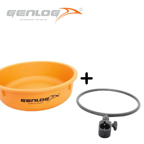Lighean Genlog Orange 38cm Cu Suport