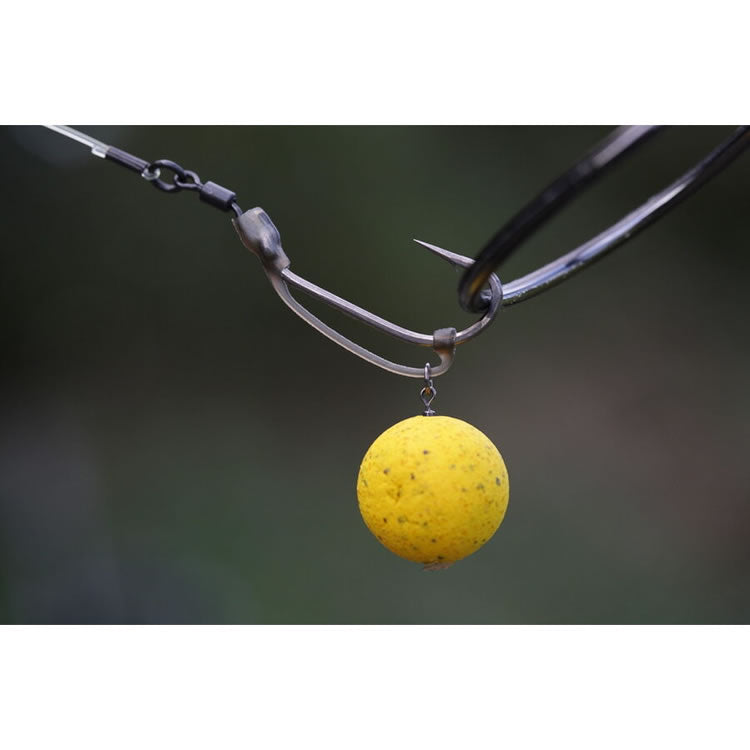 Line Aligner KORDA D-Rig Kicker, Brown, Marime L, pentru Carlige Nr. 2-4, 10buc/pac