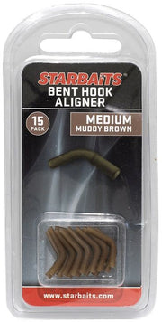 Line Aligner STARBAITS, Bent Hook Medium, Brown, 15buc/pac