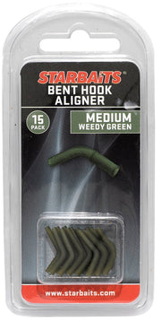 Line Aligner STARBAITS, Bent Hook Medium, Weed Green, 15buc/pac
