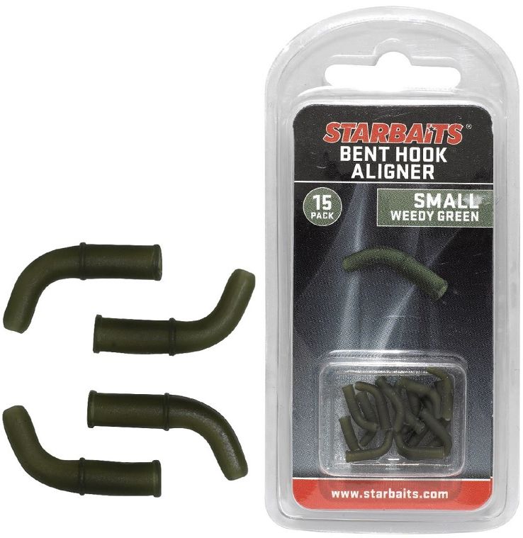 Line Aligner STARBAITS, Bent Hook Small, Weed Green, 15buc/pac
