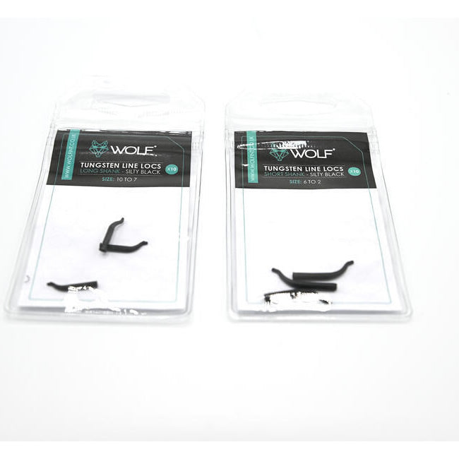 Line Aligner Wolf Tungsten Line-Locs Short Shank Black 2-6 
