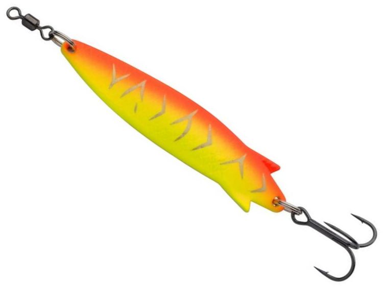 Lingura Oscilanata Abu Garcia Hard Bait Toby Spoon , Red Hot Tiger, 60g, 11.5cm