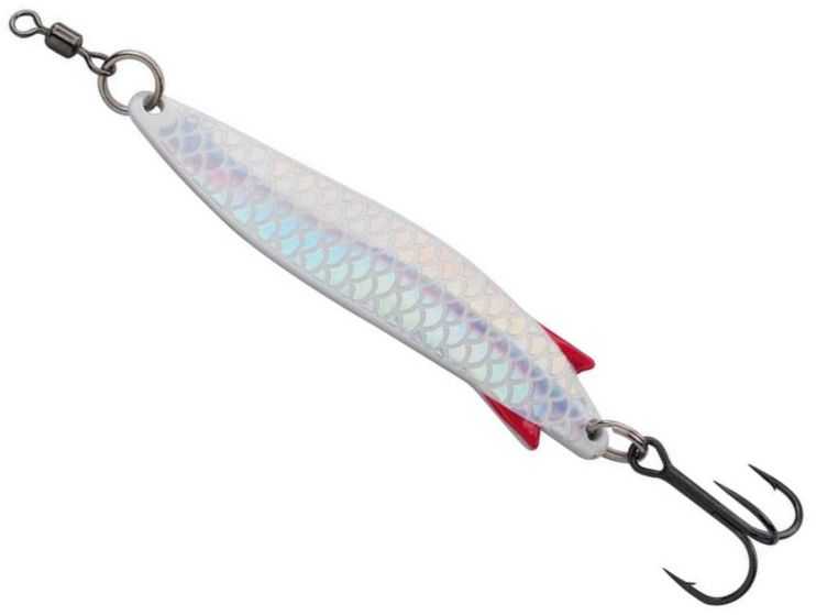 Lingura Oscilanata Abu Garcia Hard Bait Toby Spoon, White Flash, 60g, 11.5cm