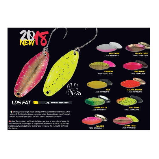 Lingura Oscilanta Colmic Herakles LDS Fat 2.5g Rainbow