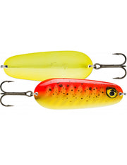 Lingura Oscilanta Rapala Nauvo Gold Fluorescent Red 6.6cm 19g