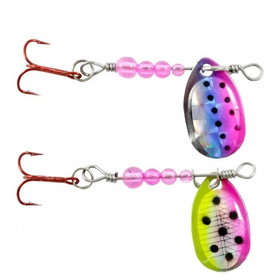Lingura Rotativa Quantum Magic Trout UL Spinner Pink Rainbow