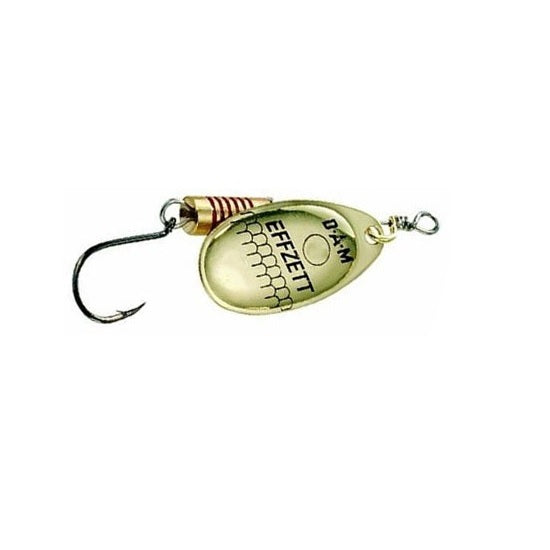 Lingura Rotativa DAM Effzett Spinner With Single Hook Gold