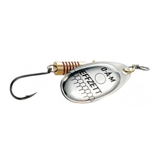 Lingura Rotativa DAM Effzett Spinner With Single Hook Silver