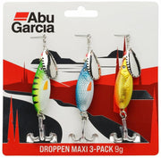 Lingura Rotativa ABU GARCIA Droppen Maxi Spinners Set Multicolor 3buc/pac