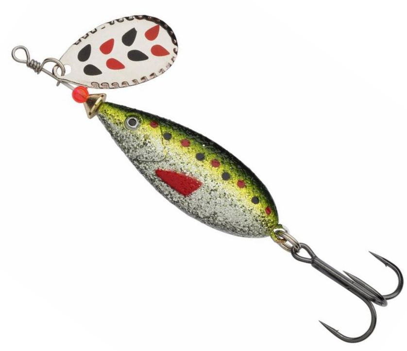Lingura Rotativa Abu Garcia Droppen Maxi Spinners Green Back Minnow