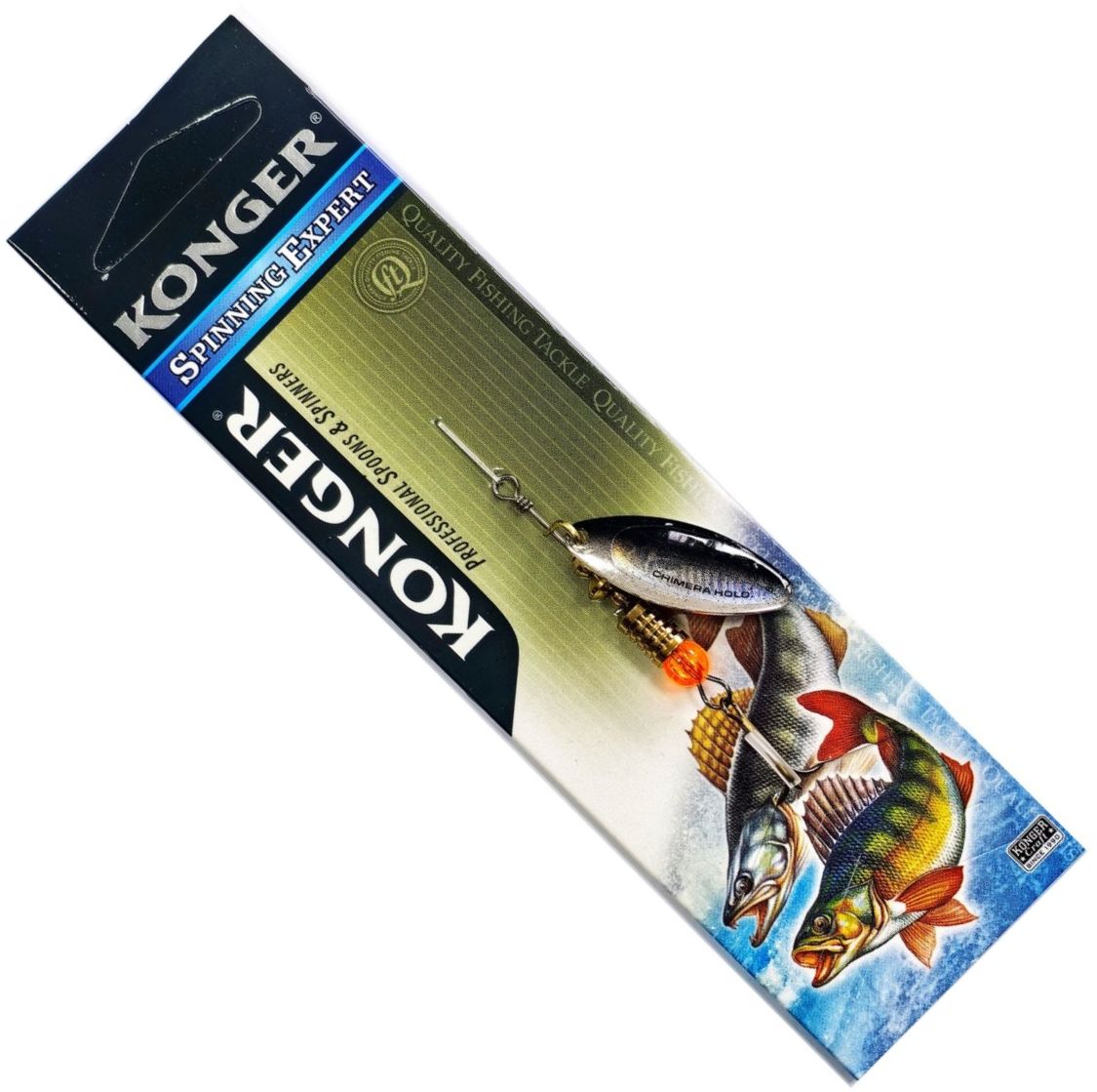 Lingura Rotativa KONGER Chimera, Holo Black, No.1, 5g, 1buc/pac