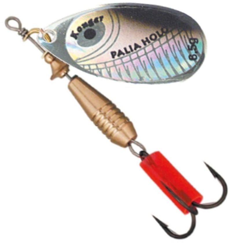 Lingura Rotativa KONGER Palia, Holo Black, No.1, 3.5g, 1buc/pac