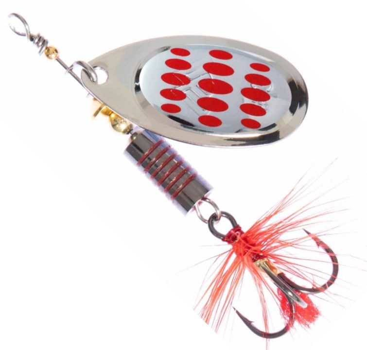 Lingura Rotativa Mikado Spinner Hypnotic Silver Red 1buc