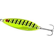 Lingura oscilanta Cormoran Cora-X Spoon 9cm 28g Black Chartreuse