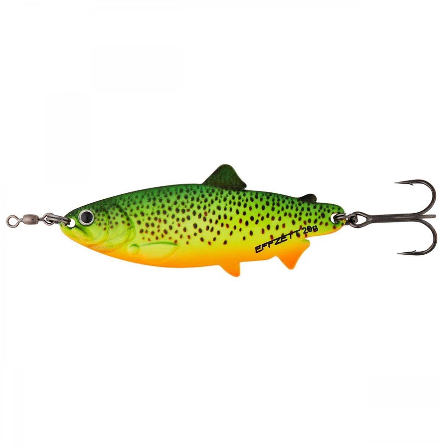Lingura oscilanta DAM Effzett Trout Spoon Fire Trout