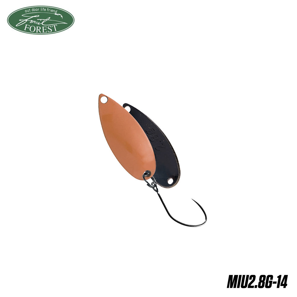 Lingura oscilanta Forest Miu 2.8g CULOARE 14 BROWN / BLACK