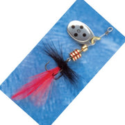 Lingura rotativa Ilba Tondo Mosca Nr.1 Silver/Red 3g